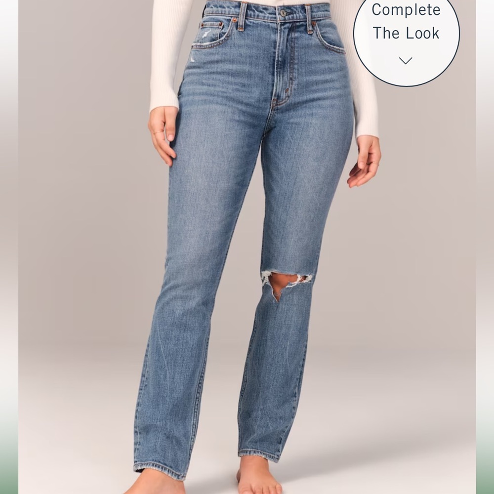 Curve Love Ultra High Rise 90s Slim Straight Jean